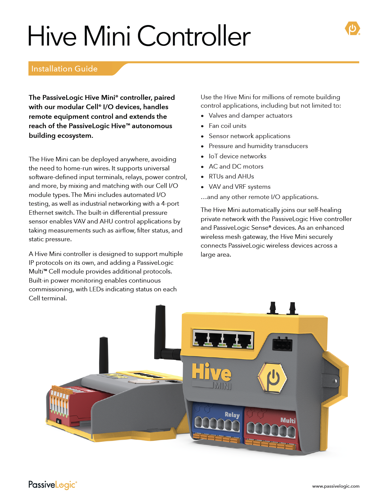 Hive Mini PDF Installation Guide